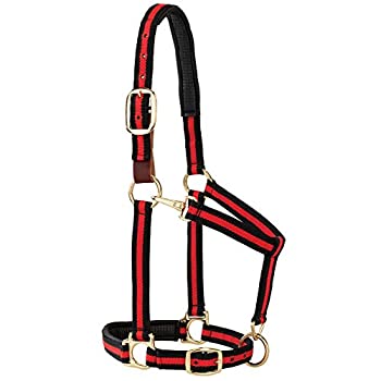 【中古】【輸入品・未使用】Weaver Leather Padded Breakaway Adjustable Chin \u0026 Throat Snap Halter%ｶﾝﾏ% 2.5cm Average Horse or Yearling Draught