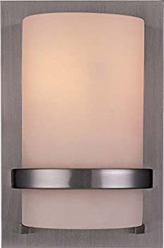 【中古】【輸入品・未使用】Minka Lavery Wall Sconces 342-84 Small Glass ADA 1-LT 100w (10%ダブルクォーテ%H x 6%ダブルクォーテ%W) Sconce Lighting in Nickel by Minka Lavery [|スカイマーケットプラス