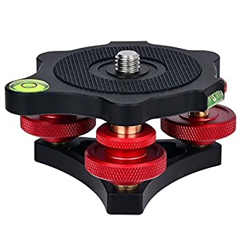 【中古】【輸入品・未使用】Desmond DLEVX-68 レベラー バブルレベル 三脚 3/8 精密 トライホイール レベリングベース