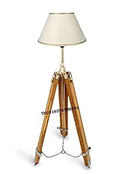 【中古】【インポート品・未当て嵌める】Contemporary Designer三脚架フロアランプスタンドモダンランプシェード三脚照明ランプ