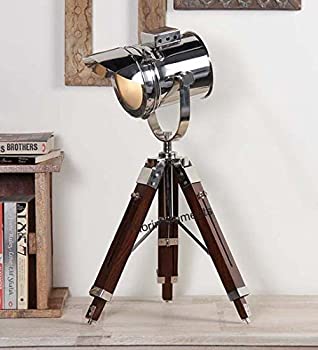 【中古】【インポート品・未当て嵌める】Classical Vintage Designerのスポットライトテーブルランプで三脚架