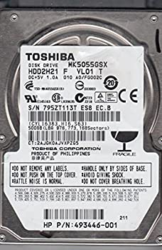 【中古】【インポート品・未当て嵌める】MK5055GSX%ｶﾝﾏ% A0/F0001M%ｶﾝﾏ% HDD2H21 V UL01 T%ｶﾝﾏ% Toshiba 500GB SATA 2.5 Hard Drive by Toshiba [並行輸入品]