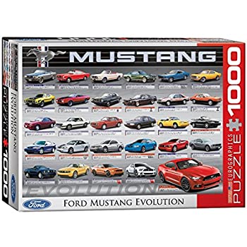 【中古】【輸入品・未使用】EuroGraphics Ford Mustang Evolution 50th Anniversary Puzzle (1000-Piece) [並行輸入品]