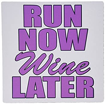 【中古】【インポート品・未当て嵌める】3drose Run Now Wine Later All Pink Runners Wine Lovers - Mouse Pad [並行輸入品]