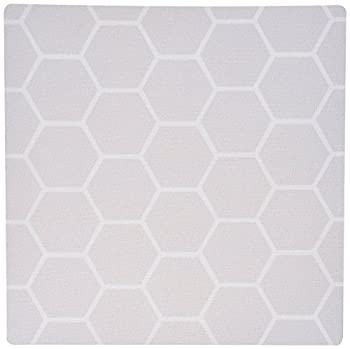 【中古】【インポート品・未当て嵌める】3dRose LLC 8 x 8 x 0.25 Inches Mouse Pad%ｶﾝﾏ% Gray Honeycomb Hexagon Pattern Contemporary Grey Honey Comb Modern Bee Hive Geometric Hex その他-パソコン・周辺機器-パソコン