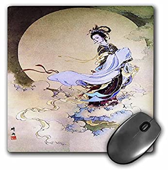 【中古】【輸入品・未使用】3Drose 8 X 8 X 0.25 Inches Mouse Pad Goddess of the Moon (mp_50868_1) [並行輸入品]