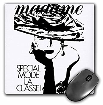 【中古】【輸入品・未使用】3dRose Madame Special Mode La Classe Mouse Pad (mp_164661_1) [並行輸入品]