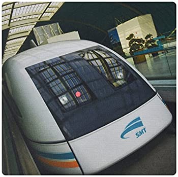 【中古】【インポート品・未当て嵌める】3dRose LLC 8 x 8 x 0.25 Inches Mouse Pad%ｶﾝﾏ% China%ｶﾝﾏ% Shanghai. Pudong. Shanghai Mag-Lev Train -無水亜ヒ酸07 Wbi0707 - Walter Bibikow (mp_75
