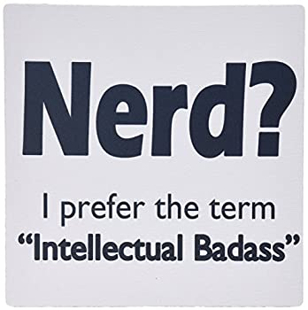 【中古】【インポート品・未当て嵌める】3drose Nerd Intellectual Badass Black - Mouse Pad [並行輸入品]