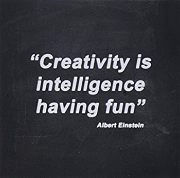 【中古】【輸入品・未使用】3dRose LLC 8 x 8 x 0.25 Inches Mouse Pad%ｶﾝﾏ% Creativity Is intelligence Having Fun Albert Einstein Quote (mp_173269_1) [並行輸入品]