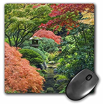 【中古】【輸入品・未使用】3dRose LLC 8 x 8 x 0.25 Inches Mouse Pad%ｶﾝﾏ% USA Oregon Portland Japanese Garden Jaynes Gallery (mp_93674_1) [並行輸入品]