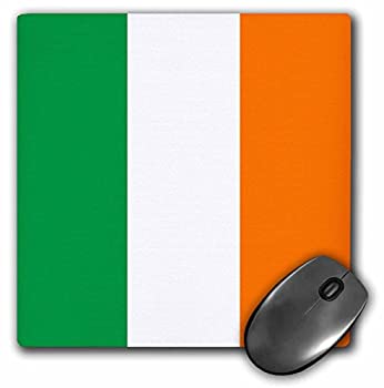 【中古】【輸入品・未使用】3dRose LLC 8 x 8 x 0.25 Inches Mouse Pad%カンマ% Flag of Ireland Irish Green White Orange Vertical Stripes United Kingdom Uk World Country画像