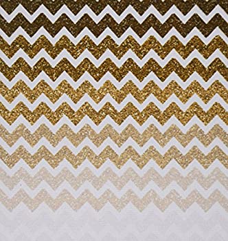 【中古】【インポート品・未当て嵌める】3drose Gold Hombre Chevron Image of Glitter - Mouse Pad [並行輸入品] パソコン-パソコン・周辺機器-その他