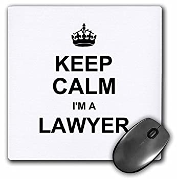【中古】【輸入品・未使用】3drose Keep Calm I'm A Lawyer - Funny Law Profession Gift - Job Work Pride - Mouse Pad [並行輸入品]