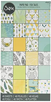 【中古】【輸入品・未使用】Sizzix 651143 Fox Tales Cardstock Pad %ｶﾝﾏ% 6 by 12%ｶﾝﾏ% Multicolor by Sizzix