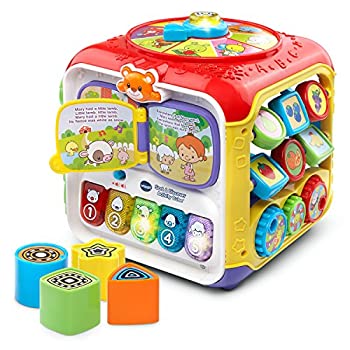 【中古】【輸入品・未使用】Vtech Ages Sort & Discoverアクティビティキューブ機能75?+の曲、サウンド音楽おもちゃ9ヶ月3年に｜スカイマーケットプラス