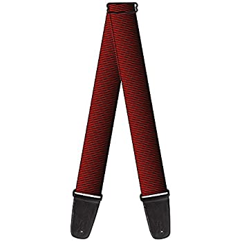 【中古】【輸入品・未使用】バックル・ダウン・ギター・ストラップ - 縦ストライプ・トランジション・ブラック/レッド - 2%ﾀﾞﾌﾞﾙｸｫｰﾃ%ワイド - 29-54%ﾀﾞﾌﾞﾙｸｫｰﾃ%の長さ｜スカイマーケットプラス 11,521円