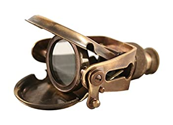 【中古】【輸入品・未使用】Historical Emporium Articulated Folding真鍮Monocular ブロンズ
