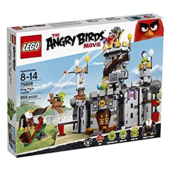 【中古】【インポート品・未当てはめる】[レゴ]LEGO Angry Birds 75826 King Pig\u0027s Castle Building Kit 6137901 [並行輸入品]