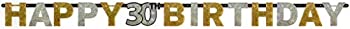 【中古】【輸入品・未使用】Amscan Letter Banner - Prism Sparkling Celebration 30 / Amscanレターバナー - プリズムスパークリングセレブレーション30