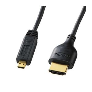 【中古】【インポート品・未当て嵌める】サンワサプライ イーサネット相応うハイスピードHDMIマイクロ有線テレビ1m KM-固定ディスク23-10 AV デジモノ マイコン 境界線の外側設備 有線テレビ 有線テレビ覆いかぶせる その