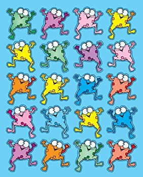 【中古】【輸入品・未使用】Carson Dellosa D.J. Inkers Colorful Froggies Shape Stickers (668035) [並行輸入品]