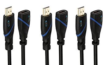 【中古】【輸入品・未使用】C&E CNE521596 High-Speed HDMI Extension Cable Male%ｶﾝﾏ% Female%ｶﾝﾏ% 12'%ｶﾝﾏ% Pack of 3 [並行輸入品]