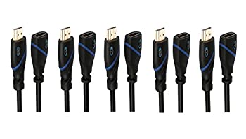 【中古】【輸入品・未使用】C&E CNE523132 High-Speed HDMI Extension Cable Male%ｶﾝﾏ% Female%ｶﾝﾏ% 12'%ｶﾝﾏ% Pack of 5 [並行輸入品]