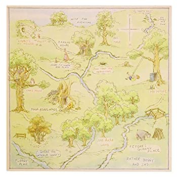 【中古】【インポート品・未当て嵌める】大広間目じるしHundred Acre Wood軍用地図美術生まれ落ちる日