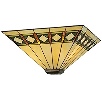 【中古】【輸入品・未使用】Meyda Tiffany 11106 Lighting%ｶﾝﾏ% 17 sq. in%ｶﾝﾏ% Finish: Beige Green Da Avocado 141［並行輸入］