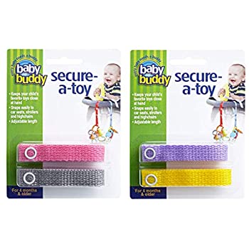 【中古】【インポート品・未当て嵌める】Baby Buddy Secure-A-Toy セーフティストラップ うしろ帯用。