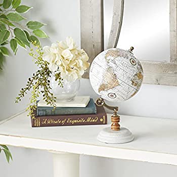 【中古】【輸入品・未使用】[デコ 79]Deco 79 Wood Metal Marble Globe 6W%ｶﾝﾏ% 11H 94449 [並行輸入品]