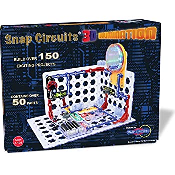 【中古】【輸入品・未使用】Snap Circuits 3D イルミネーション電子探検キット | 150以上のSTEMプロジェクト | フルカラープロジェクトマニュアル | 50以上のスナップ回路パ