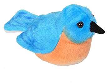 【中古】【輸入品・未使用】(Eastern Bluebird) - Wild Republic Audubon Birds Eastern Bluebird Plush with Authentic Bird Sound%ｶﾝﾏ% Stuffed Animal%ｶﾝﾏ% Bird Toys fo｜スカイマーケットプラス