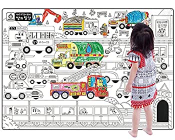 【中古】【輸入品・未使用】[b_oddサプライ]b_odd supplies A Set of 4%ｶﾝﾏ% Giant Wall Size Coloring Posters for Kids Coloring Book Wall Decals for Kids [並行輸入品]｜スカイマーケットプラス