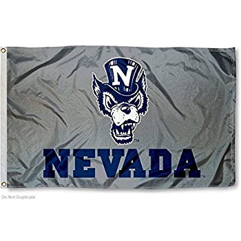 【中古】【インポート品・未当て嵌める】Nevada Wolfpackシルバーウルフフラグ
