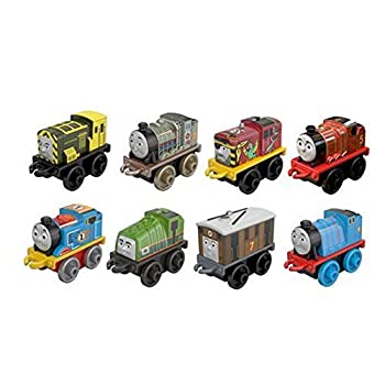 【中古】【輸入品・未使用】Fisher Price CHL90 Thomas & Friends Minis 8 pack Train by Fisher-Price [並行輸入品]