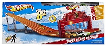 【中古】【輸入品・未使用】Hot Wheels Super 6 Lane Raceway Set 6 Cars Lights Sound Huge Over 8' Long by Hot Wheels [並行輸入品]｜スカイマーケットプラス