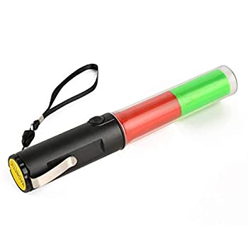 【中古】【輸入品・未使用】Mastiff M260grトラフィック制御マグネット多機能3xaa緑色赤色光3モード懐中電灯LEDランプトーチ信号ライトバーワンド安全ビーコン