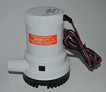 【中古】【輸入品・未使用】SEAFLO 12v 2000 GPH ビルジポンプ