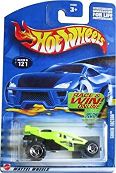 【中古】【輸入品・未使用】Hot Wheels 2002 Shock Factor #121 Razer Wheels on Race and Win Card Neon Yellow by Hot Wheels [並行輸入品]