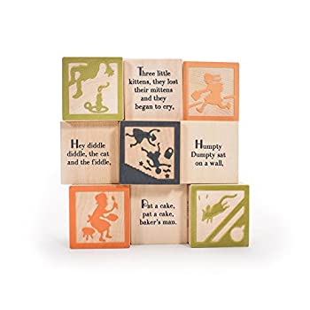 【中古】【輸入品・未使用】Uncle Goose Nursery Rhyme Blocks - Made in USA