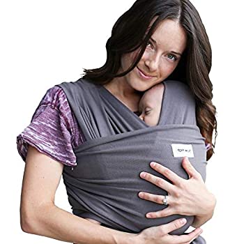 【中古】【インポート品・未当て嵌める】Sleepy Wrap - Dark Gray - Comfortable Cotton Baby Wrap Carrier Designed for Newborns to 35lbs by Sleepy Wrap