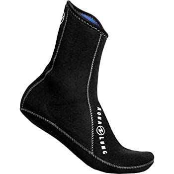 【中古】【インポート品・未当て嵌める】Aqua Lung Ergo 3粍ネオプレンハイトップソックス S