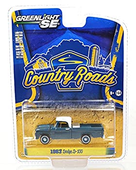 【中古】【輸入品・未使用】GREENLIGHT 1:64scale COUNTRY ROADS %ﾀﾞﾌﾞﾙｸｫｰﾃ%1963 DODGE D-100%ﾀﾞﾌﾞﾙｸｫｰﾃ%(GREEN) SERIES14　グリーンライト 1:64スケール カントリーロード