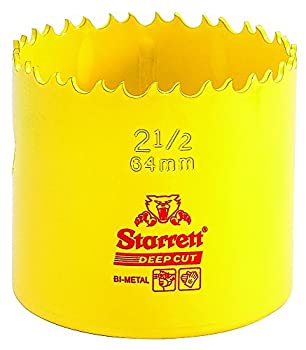 【中古】【インポート品・未当て嵌める】Starrett DCH0212-G HSS Deep Cut Holesaw%ｶﾝﾏ% 2-1/2 (64 粍) by Starrett
