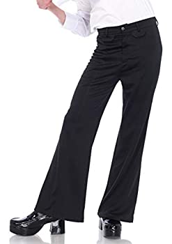 【中古】【輸入品・未使用】LEG AVENUE(レッグアベニュー)? メンズ ベルボトムパンツ XL ブラック 86641|スカイマーケットプラス