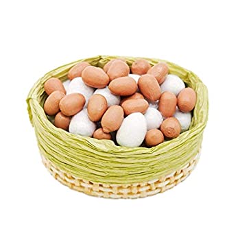 【中古】【輸入品・未使用】Odoria 1/12 ミニチュア かご バスケット 卵 ドールハウス 小物 [並行輸入品]