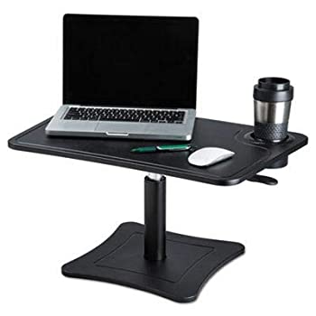 【中古】【輸入品・未使用】Victor DC240B High Rise Height Adjustable Laptop Stand with Storage Cup (Black) by Victor