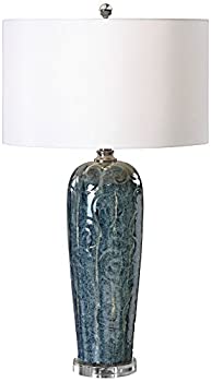 【中古】【輸入品・未使用】Uttermost 27130-1 マイラ ブルー セラミック テーブルランプ